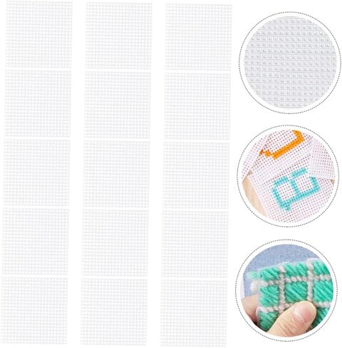 25 مساءً أوراق تطريز شبكية بلاستيكية تتقاطع مع الحرف اليدوية للبنين والبنات والبالغين من أجل ديكورات الوقايات in Kuwait