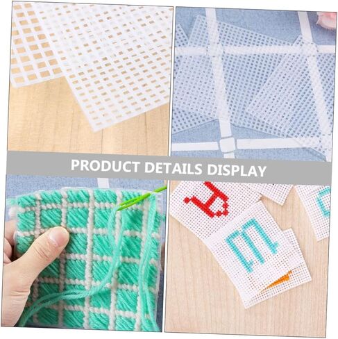 25 مساءً أوراق تطريز شبكية بلاستيكية تتقاطع مع الحرف اليدوية للبنين والبنات والبالغين من أجل ديكورات الوقايات in Kuwait