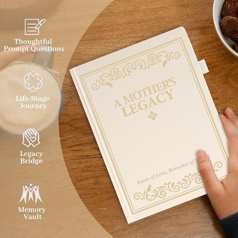 مجلة قصة حياة أمي ، تذكار عائلي مع أسئلة سريعة لأمي لمشاركة ذكرياتها ، هدية كتاب غلاف لعيد ميلاد عيد الأم عيد الميلاد in Kuwait