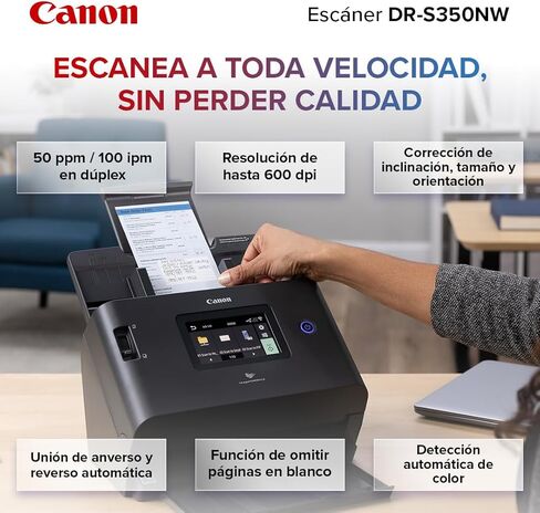 Canon imageFORMULA DR-S350NW Office Document Scanner in Saudi Arabia