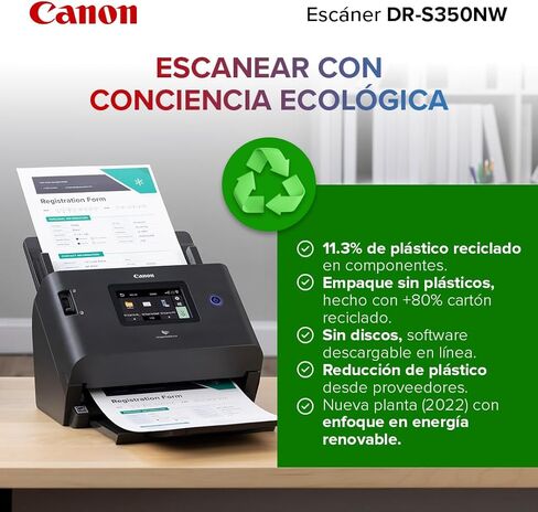 Canon imageFORMULA DR-S350NW Office Document Scanner in Saudi Arabia