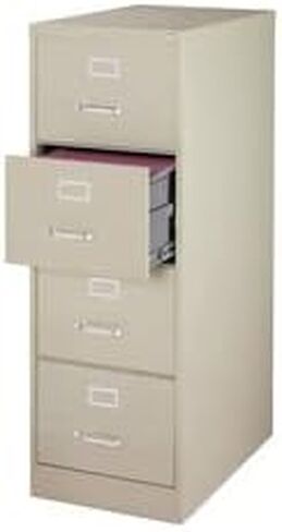 Lorell من الدرجة التجارية 4-Drawer File-stertical file ، 4-Drawer ، Legal ، 18 "x26-1/2" x52 "، معجون in Kuwait