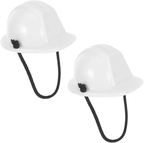 Pet Safety Helmet with Spring Rope Mini Doll Hard Hat for Dogs Lightweight Construction Headgear for Outdoor Activities and Protection in Saudi Arabia