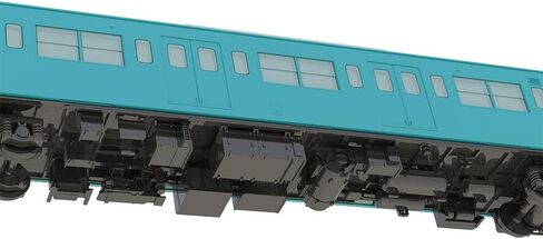 Plum PP132 1/80 JR East Japan 201 Series DC Train, Keiyo Line, Moha 201, Moha 200, Display Model, Unpainted Assembly Plastic Kit in Saudi Arabia