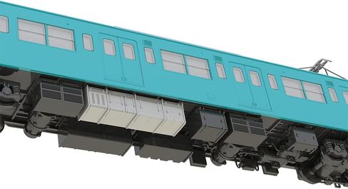 Plum PP132 1/80 JR East Japan 201 Series DC Train, Keiyo Line, Moha 201, Moha 200, Display Model, Unpainted Assembly Plastic Kit in Saudi Arabia