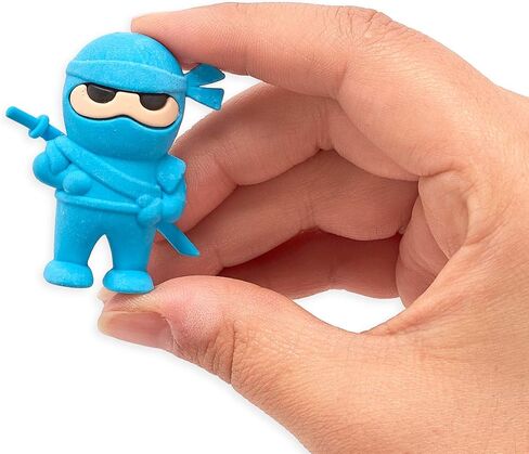 محايات Ooly Ninja - مجموعة من 3 - الألوان الأزرق والأحمر والأسود - 1.75 "طويل القامة in Kuwait