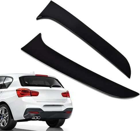 ملصقات سقف جناح الجانبية الخلفية Cheda متوافقة مع BMW New X4 ، 2pcs نصف الكربون نمط الأسود in Saudi Arabia