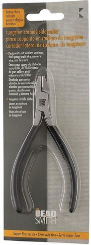 The Beadsmith Chain Nose Pliers – Extra Fine Tips – 4.5 inches (114mm) – PVC Grip Handle with Double Leaf Springs – Jewelry Making Tool for Creating Bracelets, Earrings and Necklaces in Saudi Arabia