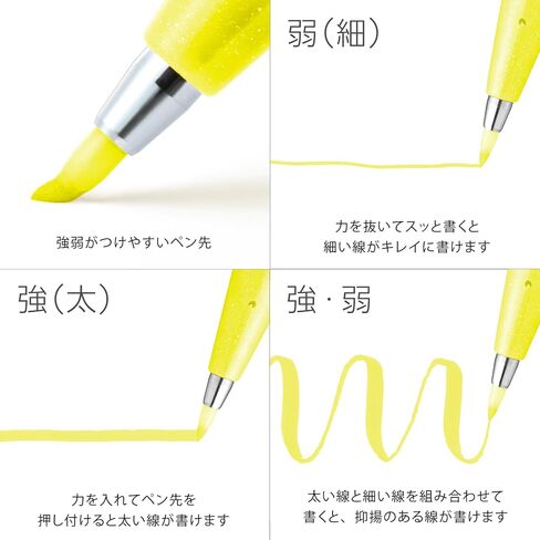 Pentel SES15C-LM6STE Brush Touch Pen ، مجموعة من 6 ألوان in Saudi Arabia