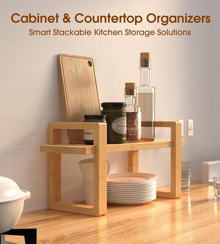 Small Bookend-Type Desktop Bookshelf – Adjustable Organizer with Loose-Fit Joints | Reversible Desk Shelf for Home, Classroom, Dorm | Vintage, Rustic, Lightweight Carbonzied Paulownia Solid Wood in Saudi Arabia