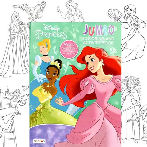 Disney Princess Coloring and Activity Book Bundle with Imagine Ink Coloring Book, Stickers and More in Saudi Arabia