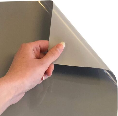 Siser EasyWeed Heat Transfer Vinyl 11.8" x 5ft Roll (Gray) - - Compatible, Cricut, Silhouette and Other Craft/Professional Cutters - CPSIA Certified in Saudi Arabia