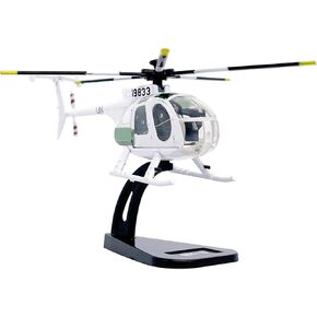 DAGIJIRD Simulation Alloy Aircraft Model 1:100 Alloy US Army MH-6 Little Bird Helicopter Model in Saudi Arabia