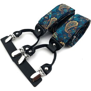 Men's adult Y-shaped 6-clip elastic band with adjustable elastic strap in Kuwait