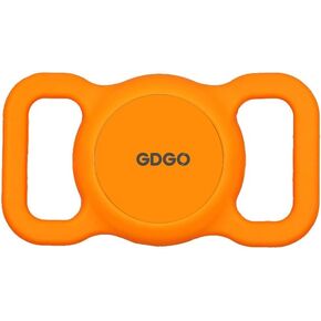 Air Tags, with Finder app (iOS only), Pet Collar Tracker Loss Prevention Device, Small Collar with Protective Sleeve, Two-Way Finder, for use with iOS (Orange) in Kuwait