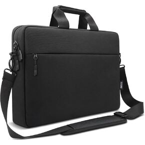 حقيبة الكمبيوتر المحمول 17 17.3 بوصة ، حقيبة حقيبة Messenger Case Case Case المقاومة للماء مع حزام الكتف لمدة 17.3 بوصة Lenovo HP Dell Aser Asus Computer Caseing Caseing ، Black in Saudi Arabia