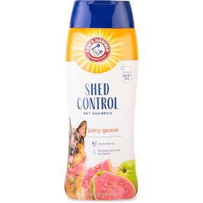 Arm & Hammer for Pets Shed Control Shampoo, 20oz Juicy Guava Scent | Professional Quality Dog Shed-Less Shampoo, De-Shedding Dog Shampoo, Free of Sodium Lauryl Sulfate & Parabens in Kuwait