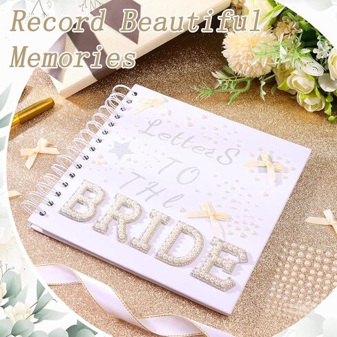 رسائل 8 × 8 بوصة إلى كتاب "Bride Scrapbook" دفتر زفاف دفتر زفاف ضيف الزفاف DIY DIY Paper Scrapbook Photo Photo Photo Photo Sign in Kuwait