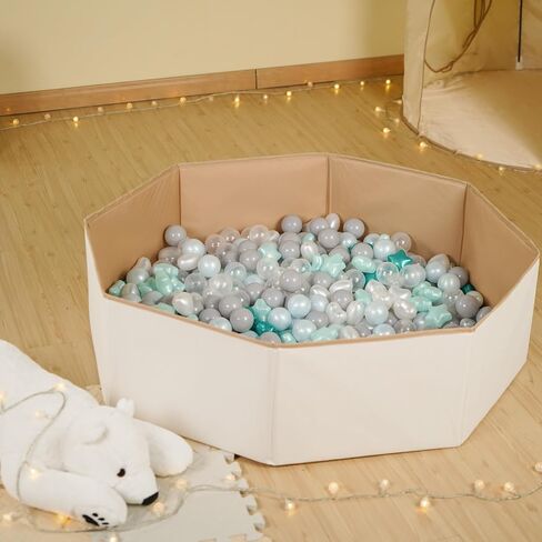 TRENDPLAY Ball Pit Balls Stars : Different Shapes - Mix Stars Shapes for Kids, Perfect for Parties, Pink Green Blue White Gray 50 100 200 500 Pack in Saudi Arabia