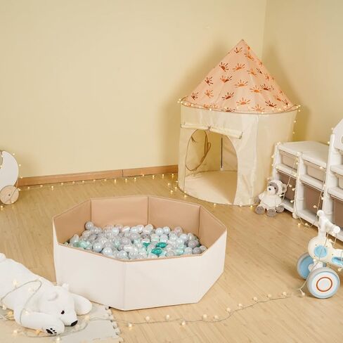 TRENDPLAY Ball Pit Balls Stars : Different Shapes - Mix Stars Shapes for Kids, Perfect for Parties, Pink Green Blue White Gray 50 100 200 500 Pack in Saudi Arabia
