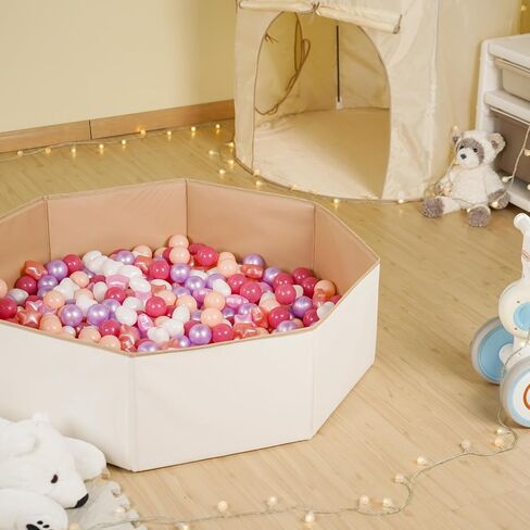 TRENDPLAY Ball Pit Balls Stars : Different Shapes - Mix Stars Shapes for Kids, Perfect for Parties, Pink Green Blue White Gray 50 100 200 500 Pack in Saudi Arabia