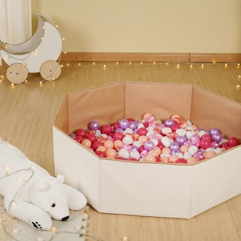 TRENDPLAY Ball Pit Balls Stars : Different Shapes - Mix Stars Shapes for Kids, Perfect for Parties, Pink Green Blue White Gray 50 100 200 500 Pack in Saudi Arabia