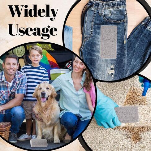2 Pcs Pet Hair Remover Pumice Dog Cat Hair Stone Quickly Removal Cleaning Pet Fur Stone Reusable Upholstery Cleaner Rock Tool for Car Interior Couch Bedding Carpet Couch Furniture in Saudi Arabia