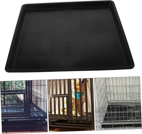 Hemoton Rabbit Dog Crate Crate Tray Race Resistant Raching for Dog Cage Pet Potty for Indoor Use Easy to Potty Tray in Kuwait