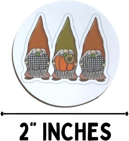 Fall Halloween Car Freshie Cardstock Cutout Rounds 2" in | 12 pk Mixed, for Scented Aroma Bead Bake w/Silicone Mold Designs, Spooky Ghost PSL Pumpkin in Saudi Arabia