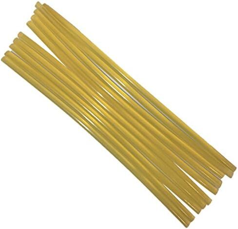 حزمة Trendbox من 50 Crystal Yellow 11mmx270mm - Hot Melt Glue Sticks Strips Lelting Delting for Craft Home Home Office Project Firce & Repairs in Saudi Arabia