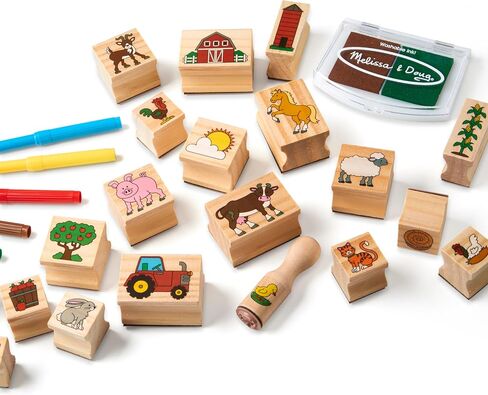 Melissa & Doug, Toy Stamp A Scene Farm in Saudi Arabia