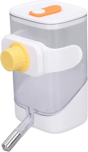 Dog Water Bottle Dispenser, Hanging Pet Water Bottle, White 10 x 12 x 17.5cm / 3.9 x 4.7 x 6.9in Rabbit Water Dispenser for Hamsters, Dogs, Rabbits in Saudi Arabia