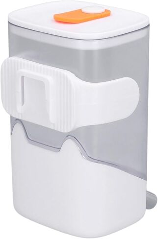 Dog Water Bottle Dispenser, Hanging Pet Water Bottle, White 10 x 12 x 17.5cm / 3.9 x 4.7 x 6.9in Rabbit Water Dispenser for Hamsters, Dogs, Rabbits in Saudi Arabia