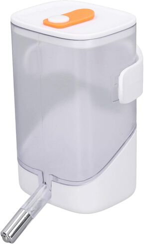 Dog Water Bottle Dispenser, Hanging Pet Water Bottle, White 10 x 12 x 17.5cm / 3.9 x 4.7 x 6.9in Rabbit Water Dispenser for Hamsters, Dogs, Rabbits in Saudi Arabia