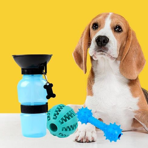 Gesitos Dog Water Bottable - مضغوط 4 أوقية أوقية زجاجة ماء السفر للكلاب المتوسطة على المشي والرحلات in Kuwait