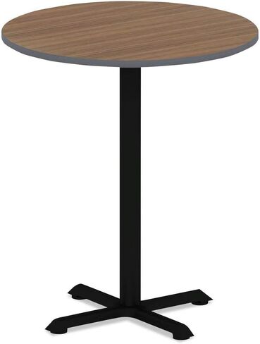 Alera alettrd36ew 35.5 in. قطر جولة قابلة للانعكاس أعلى طاولة الطاولة - الإسبريسو/الجوز in Saudi Arabia