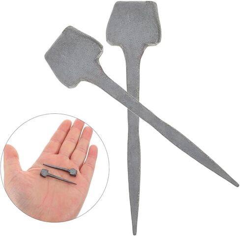 Ganazono 10pcs حديد الحصان الحديد تثبيت الأظافر زلة حافر الأظافر لخيول الخيل أدوات قوية لرعاية الخيول وصيانتها in Kuwait