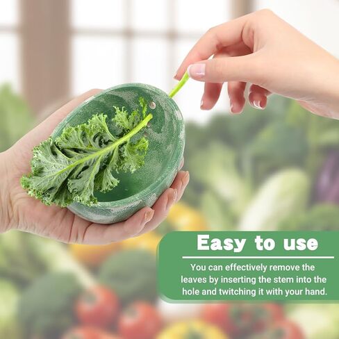 Pottery Herb Stripper Bowl, Handmade Ceramic Herb Peeling Cup with Different Hole Sizes for Separating Leaves and Stems(Color:Green) in Saudi Arabia