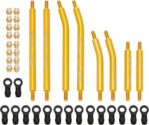 MEUS RACING TRX4M Links Brass High Clearance Links Set for Traxxas 1/18 TRX4M K10 High Trail F150 RC Crawler(K10 High Trail F150) in Saudi Arabia