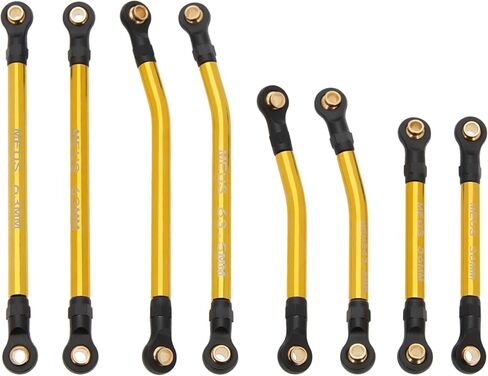 MEUS RACING TRX4M Links Brass High Clearance Links Set for Traxxas 1/18 TRX4M K10 High Trail F150 RC Crawler(K10 High Trail F150) in Saudi Arabia