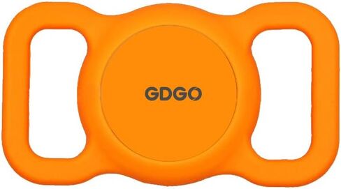 علامات الهواء ، مع تطبيق Finder (iOS فقط) ، جهاز الوقاية من خسارة طوق الحيوانات الأليفة ، طوق صغير مع غلاف واقٍ ، مكتشف في اتجاهين ، للاستخدام مع iOS (Orange) in Kuwait