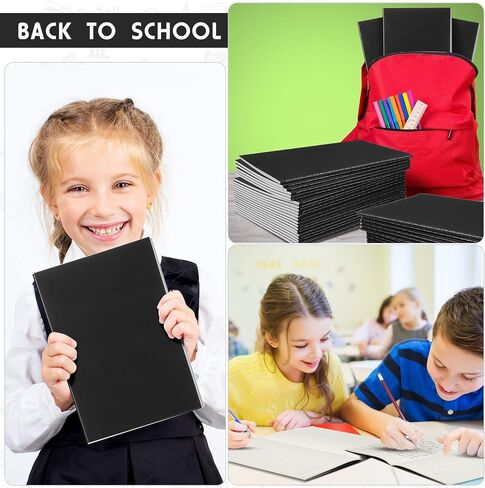Handepo 100 Pack Composition Notebooks A5/A6 محكم التكوين المبطن Kraft Notebooks Bulk Soft Cover Journals Travel Diary Memo for Students Classroom Supplies (A5 ، Colorful) in Kuwait