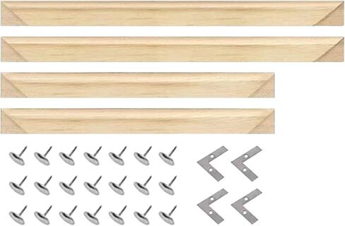 35.4 × 35.4 بوصة (90 × 90 سم) إطارات قضبان خشبية ، أطراف قماشية DIY للوحات الزيتية ، المطبوعات ، الملصقات ، أعمال الإبرة الفنية الجدارية in Kuwait