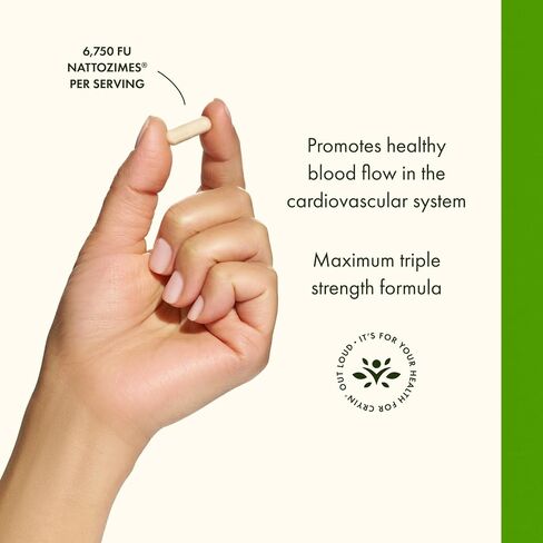 Swanson Triple-Strength Nattozimes 195 Milligrams/6750 Fu 60 Veg Capsules Enzyme in Saudi Arabia
