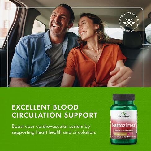 Swanson Triple-Strength Nattozimes 195 Milligrams/6750 Fu 60 Veg Capsules Enzyme in Saudi Arabia