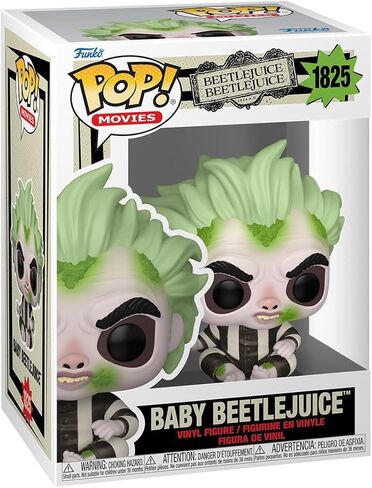 فونكو بوب! الأفلام: Beetlejuice Beetlejuice - Baby Beetlejuice - Beetlejuice 2 - شخصية فينيل قابلة للتحصيل - فكرة الهدية - البضائع الرسمية - ألعاب للأطفال والكبار - عشاق الرعب in Saudi Arabia