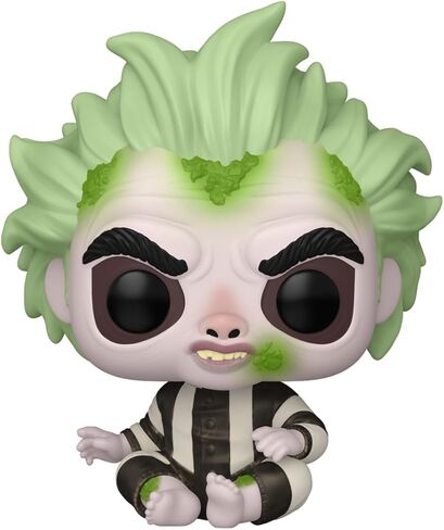 فونكو بوب! الأفلام: Beetlejuice Beetlejuice - Baby Beetlejuice - Beetlejuice 2 - شخصية فينيل قابلة للتحصيل - فكرة الهدية - البضائع الرسمية - ألعاب للأطفال والكبار - عشاق الرعب in Saudi Arabia