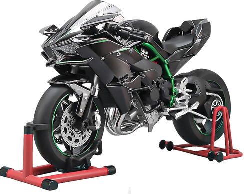 1/6 Scale Alloy Dynamic Motorcycle Model,Alloy Diecast Simulated Motorbike with Realistic Ignition, Smoke Spray, Sound & Light Effects for Adult Collectors in Kuwait