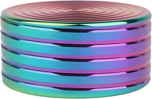 ألعاب المكتب الغزل أعلى ، تململ لعبة Gyro Doinner Toys ، قمم الغزل للأطفال ، ألعاب تململ البالغين ، الملاهي الجديدة (50 مم ، قوس قزح أ) in Kuwait