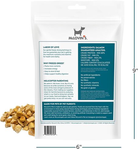 علاجات الكبد البقري للحيوانات الأليفة من ماكلوفين - مجففة بالتجميد ممتازة، مكون واحد، وجبة خفيفة عالية البروتين - 14 أونصة - مثالية للكلاب والقطط، خالية من الحبوب، وخالية من الغلوتين لمحبي الحيوانات الأليفة in Kuwait